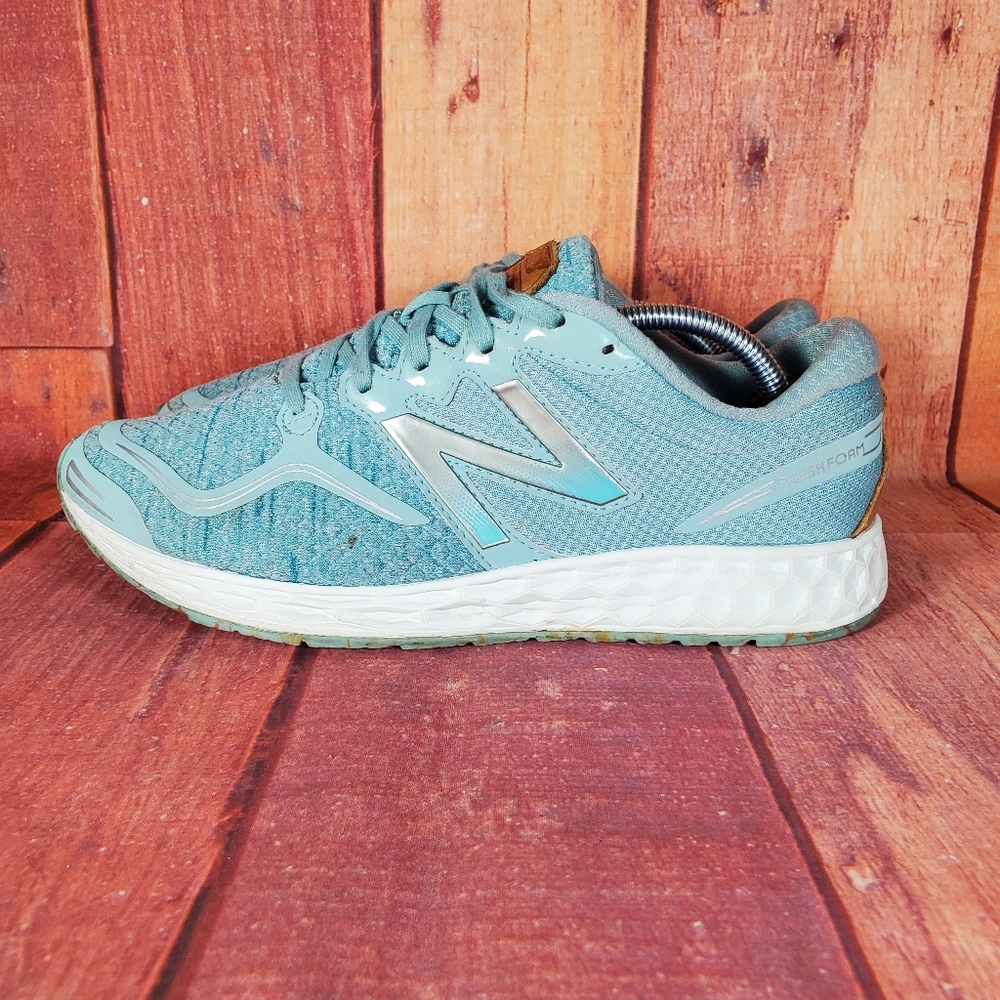 New Balance Womens Wvnzco1 Teal Running Shoes Size 9 (D) (1722840) Fresh Foam
